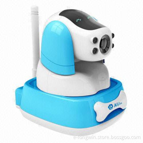 720P IP Camera Smart Baby Monitor, 1/3-inch Color CMOS Sensor, 5V DC Power Supply